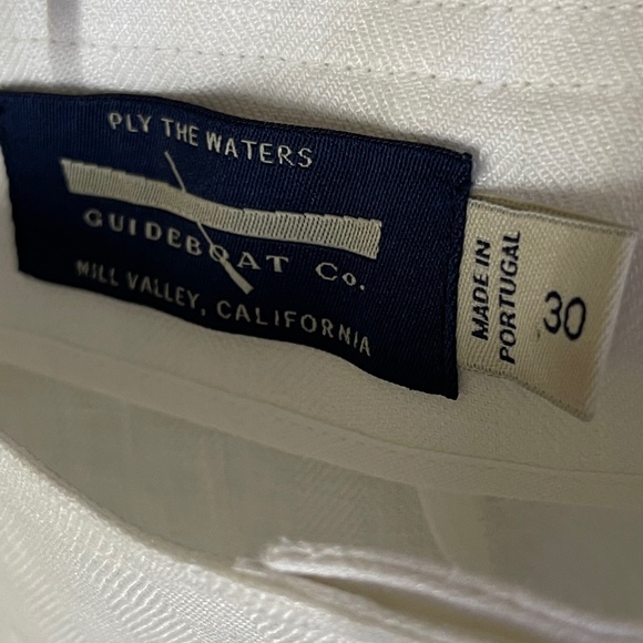 White Linen Pants Size 30 - Picture 4 of 7